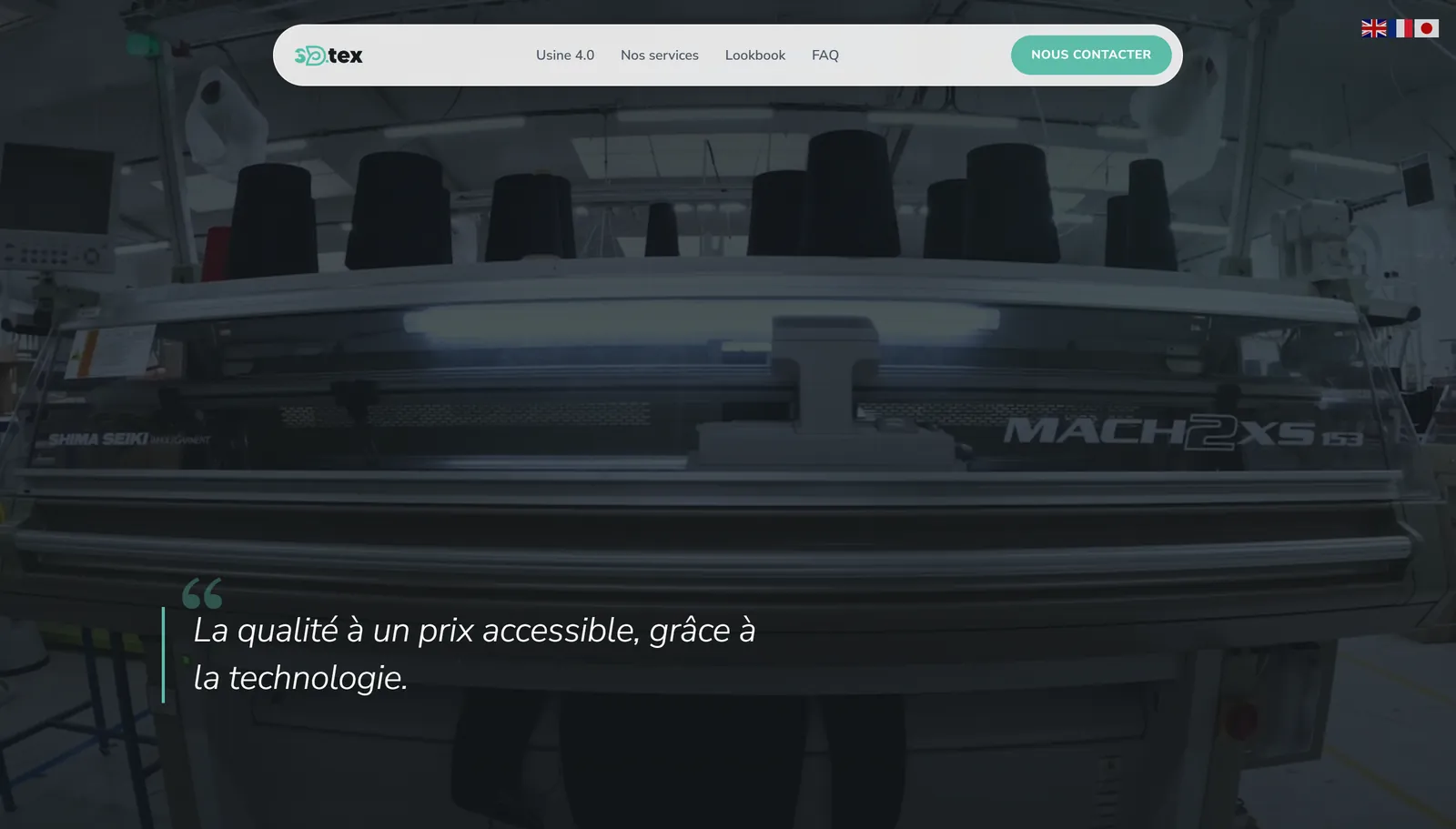 3D-Tex, l'usine textile du futur à Saint-Malo